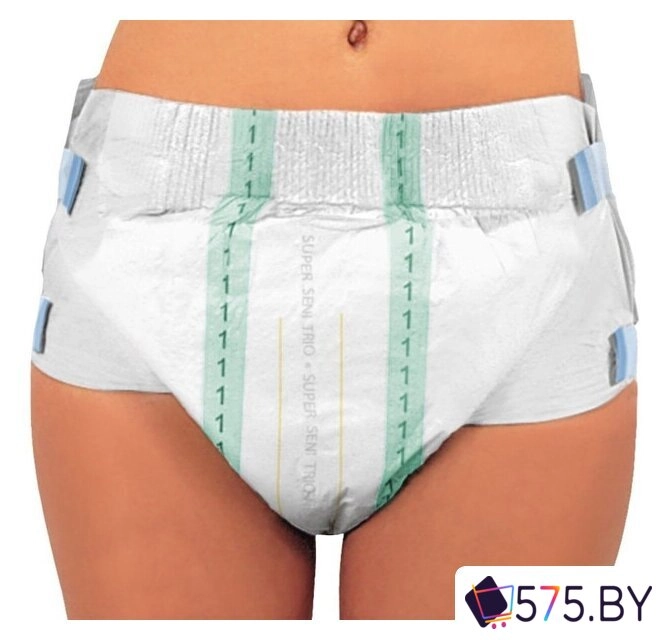 Подгузники для взрослых Seni Super Trio L (10 шт) в магазине 575.by