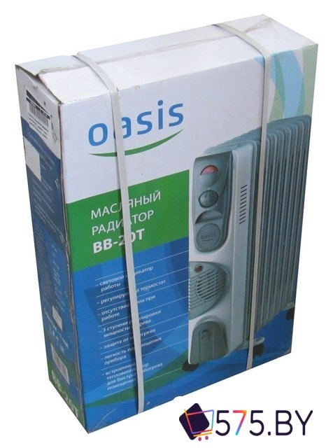Масляный радиатор с вентилятором Oasis BB-20T в магазине 575.by
