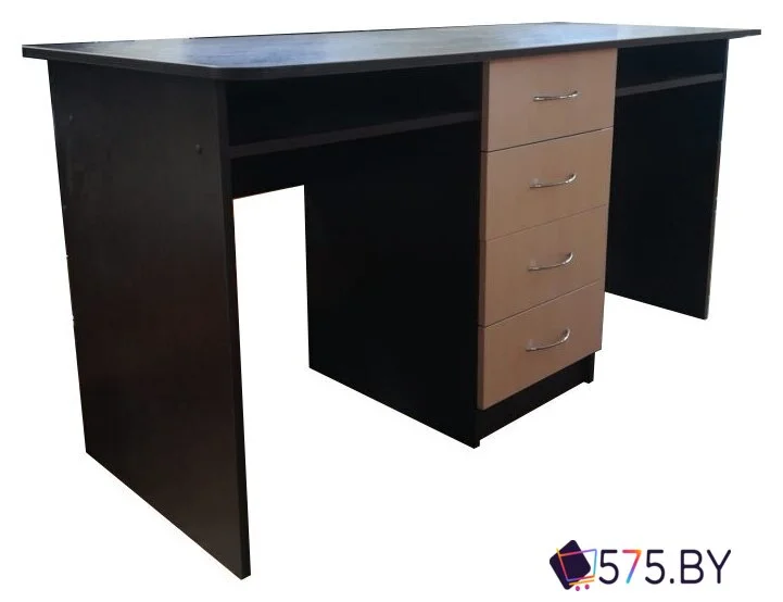 Стол Компас мебель КС-003-09 (венге темный/дуб молочный) в магазине 575.by