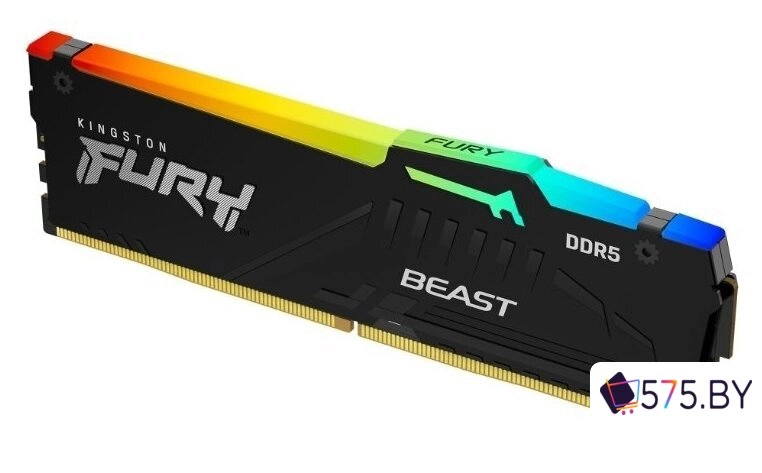 Оперативная память Kingston FURY Beast RGB 2x32ГБ DDR5 6000 МГц KF560C30BBEAK2-64 в магазине 575.by