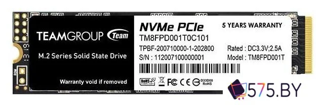 SSD Team MP33 PRO 1TB TM8FPD001T0C101 в магазине 575.by
