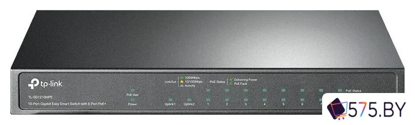 Настраиваемый коммутатор TP-Link TL-SG1210MPE в магазине 575.by