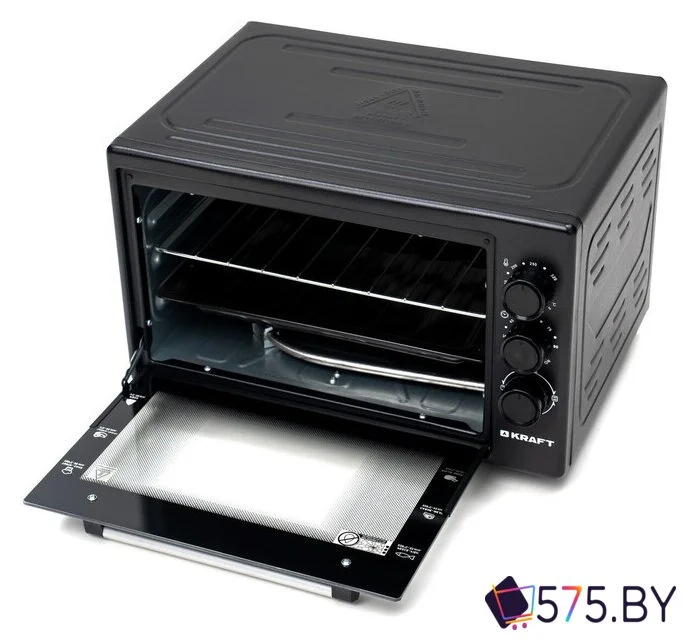Мини-печь Kraft KF-MO3800BL (черный) в магазине 575.by