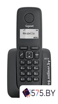 Радиотелефон Gigaset A116 (черный) в магазине 575.by