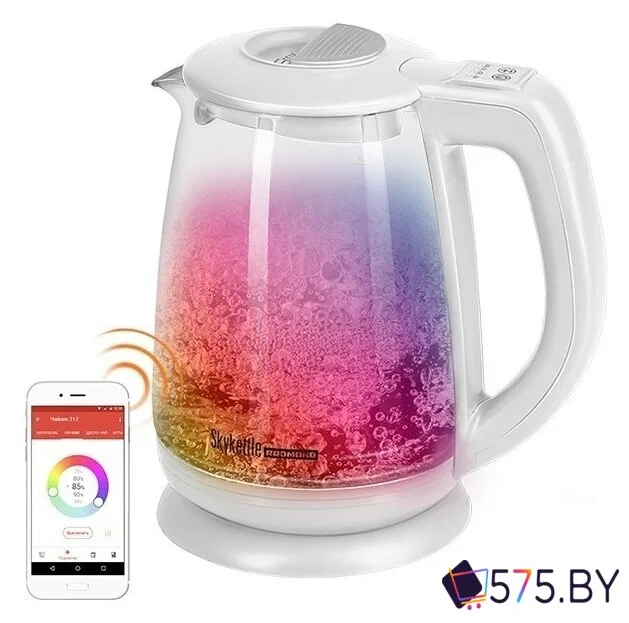 Электрический чайник Redmond (Редмонд) SkyKettle RK-G212S (белый) в магазине 575.by