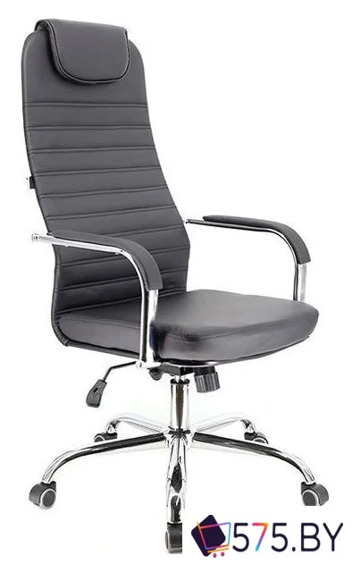 Офисное кресло Everprof EP-708 DMSL (черный, экокожа, резиновые ролики) в магазине 575.by