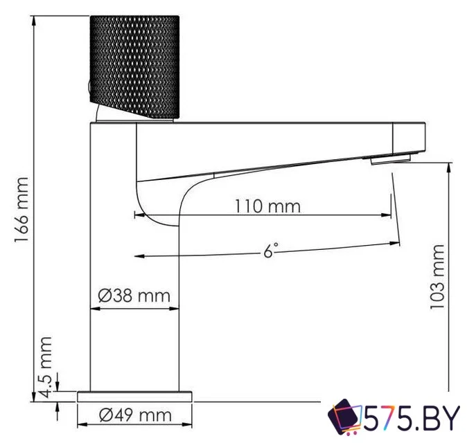 Смеситель Wasserkraft Tauber 6403 в магазине 575.by