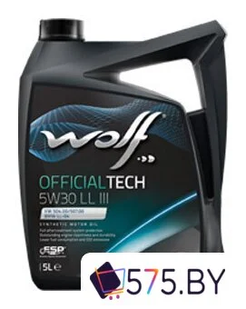 Моторное масло Wolf Official Tech 5W-30 LL III 1л в магазине 575.by