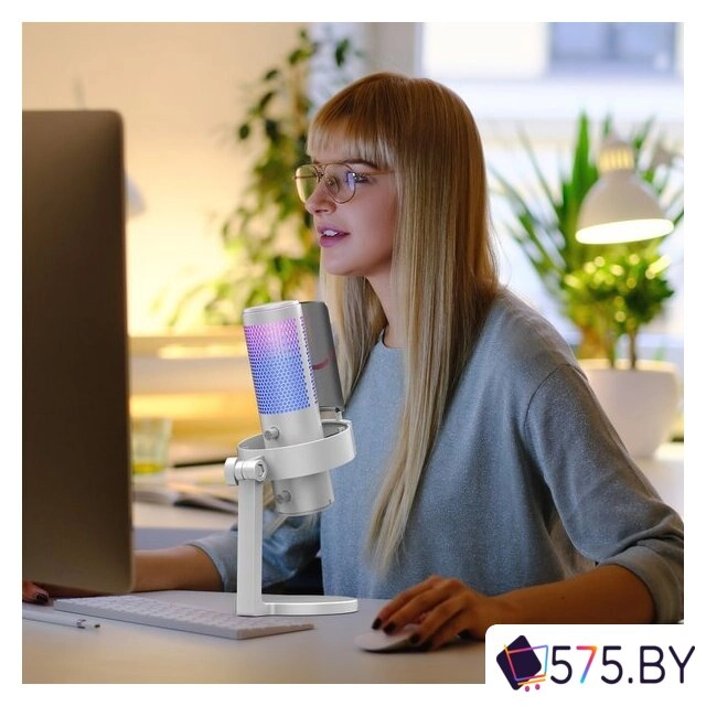 Проводной микрофон FIFINE A9 (белый) в магазине 575.by