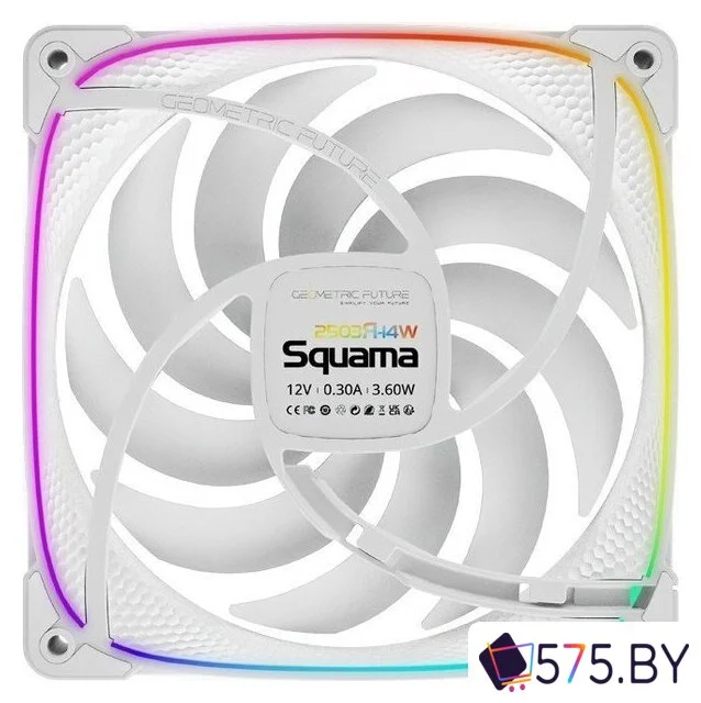 Комплект вентиляторов для корпуса Geometric Future Squama 2503R-14 Triple Pack (белый) в магазине 575.by