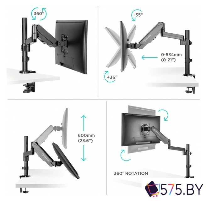 Кронштейн для монитора Onkron G70B в магазине 575.by