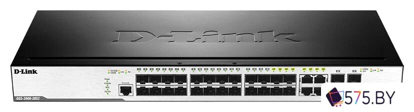 Управляемый коммутатор 2-го уровня D-Link DGS-3000-28SC/A1A в магазине 575.by