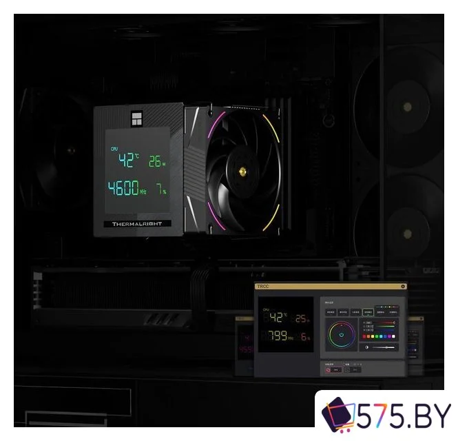 Кулер для процессора Thermalright Phantom Spirit 120 Digital EVO (черный) в магазине 575.by