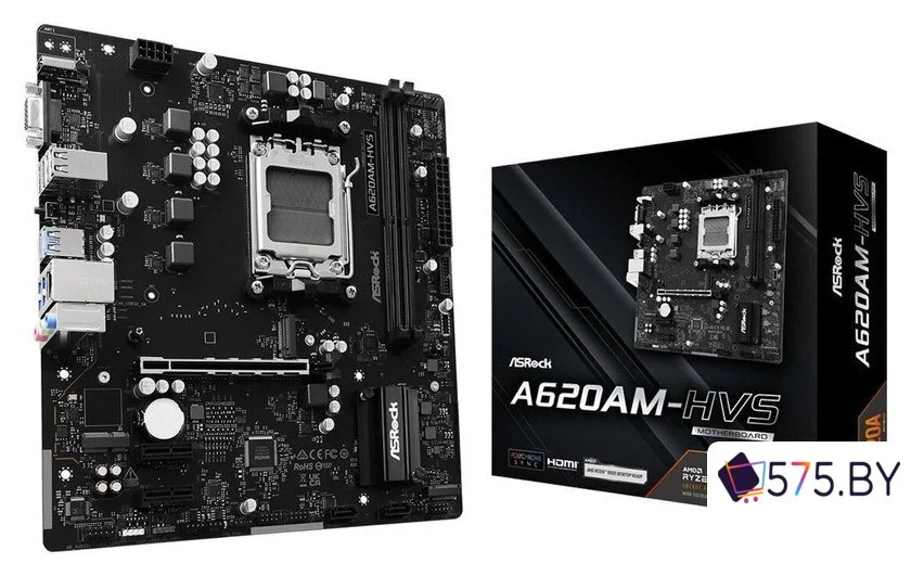 Материнская плата ASRock A620AM-HVS в магазине 575.by