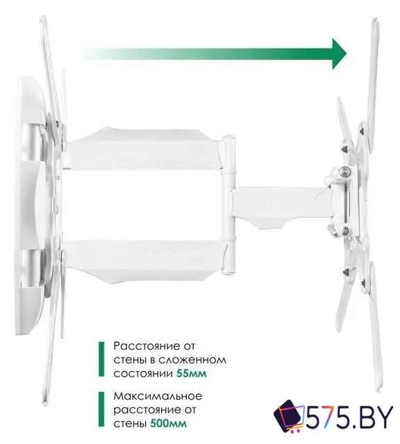 Кронштейн для телевизора Onkron M4 (белый) в магазине 575.by
