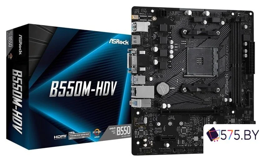 Материнская плата ASRock B550M-HDV в магазине 575.by
