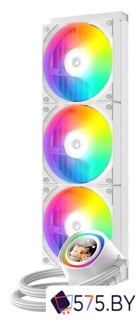 Система жидкостного охлаждения для процессора ID-Cooling FX360 LCD White в магазине 575.by