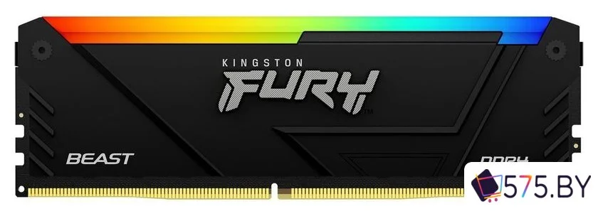 Оперативная память Kingston FURY Beast RGB 2x32ГБ DDR4 3600 МГц KF436C18BB2AK2/64 в магазине 575.by