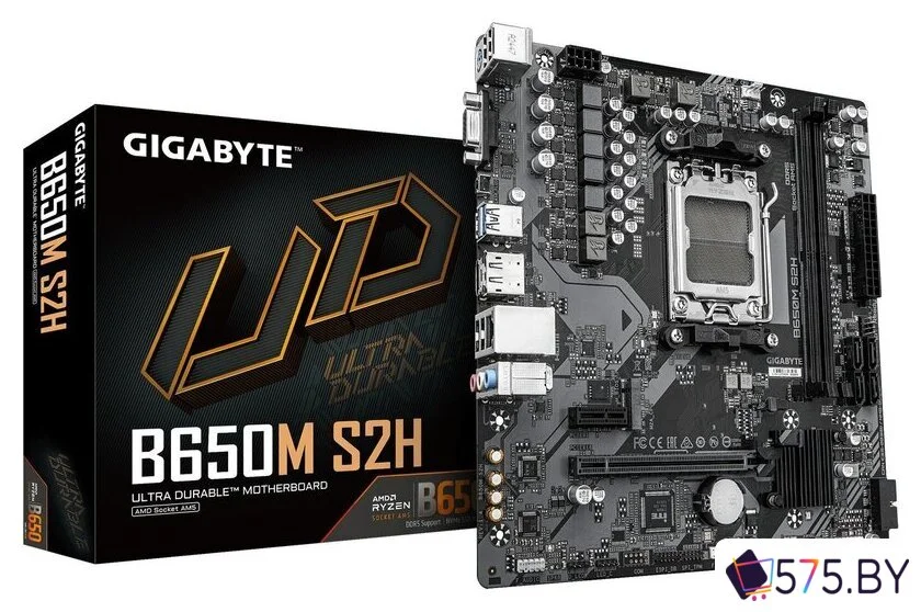 Материнская плата Gigabyte B650M S2H (rev. 1.4) в магазине 575.by