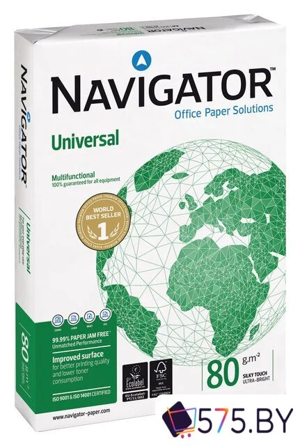 Офисная бумага Navigator Universal A4 (80 г/м2) в магазине 575.by