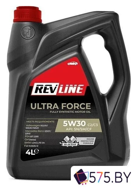 Моторное масло Revline Ultra Force C2/C3 5W-30 4л в магазине 575.by