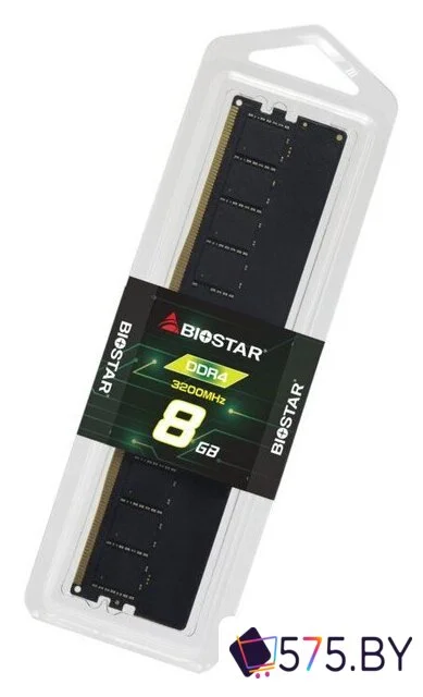 Оперативная память BIOSTAR 8ГБ DDR4 3200 МГц в магазине 575.by
