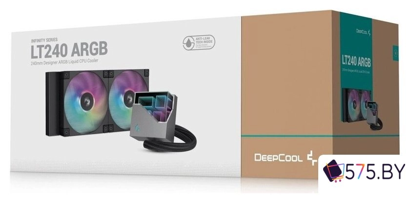 Система жидкостного охлаждения для процессора DeepCool LT240 BK ARGB R-LT240-BKAMNC-G-1 в магазине 575.by