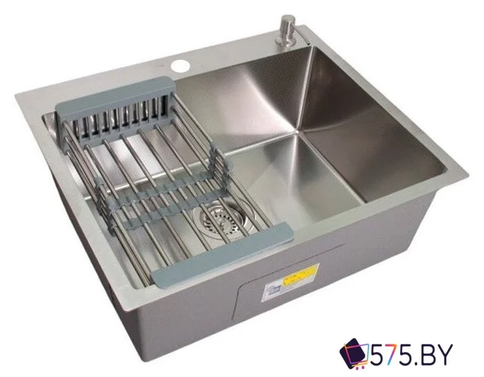 Кухонная мойка Wisent WS-36045D/GER013 (с сифоном, дозатором и коландером) в магазине 575.by