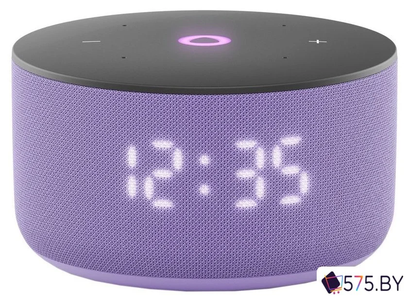 Умная колонка Яндекс Станция Мини 3 с часами (фиолетовый) в магазине 575.by