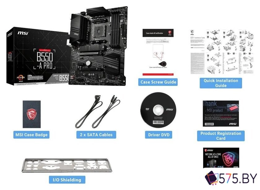 Материнская плата MSI B550-A Pro в магазине 575.by