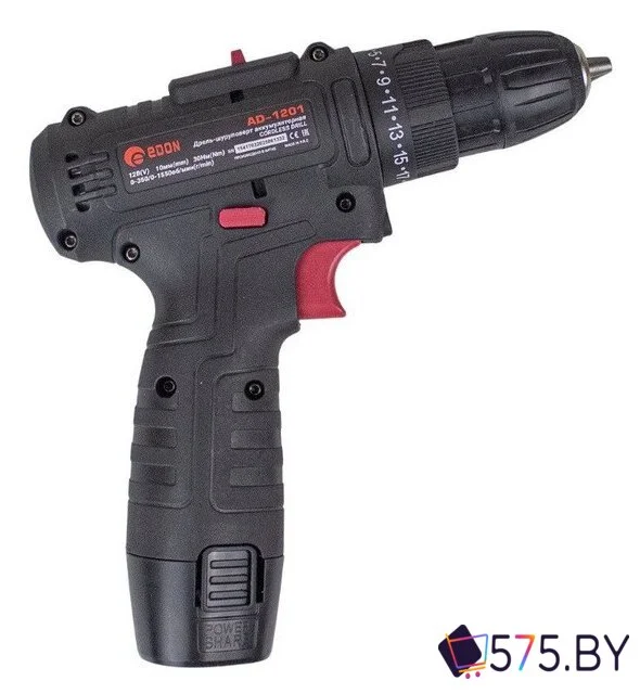 Дрель-шуруповерт Edon AD-1201 (с 1-им АКБ) в магазине 575.by