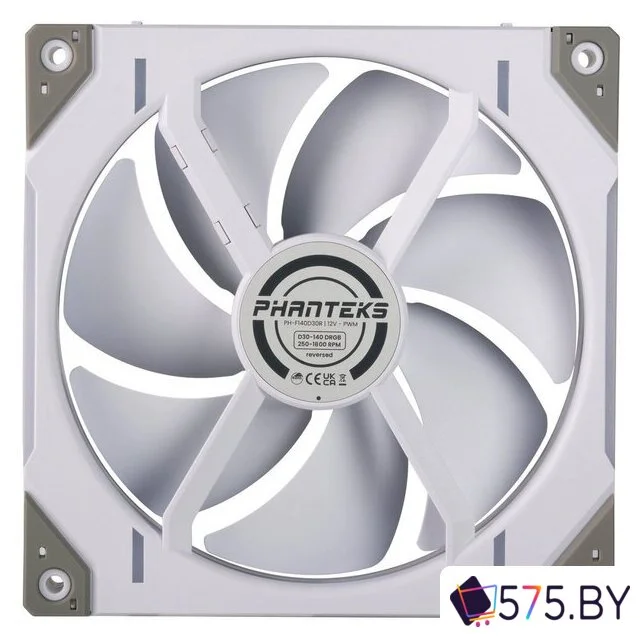 Вентилятор для корпуса Phanteks D30-140 D-RGB Regular White PH-F140D30_DRGB_PWM_WT01 в магазине 575.by