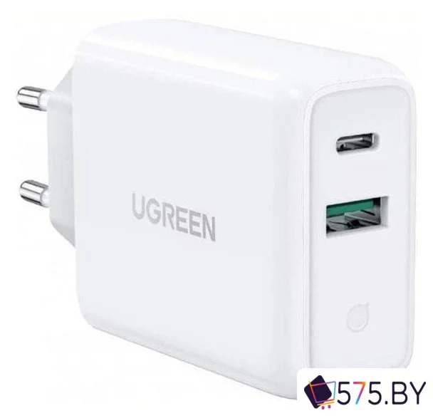 Сетевое зарядное Ugreen CD170 60468 (белый) в магазине 575.by