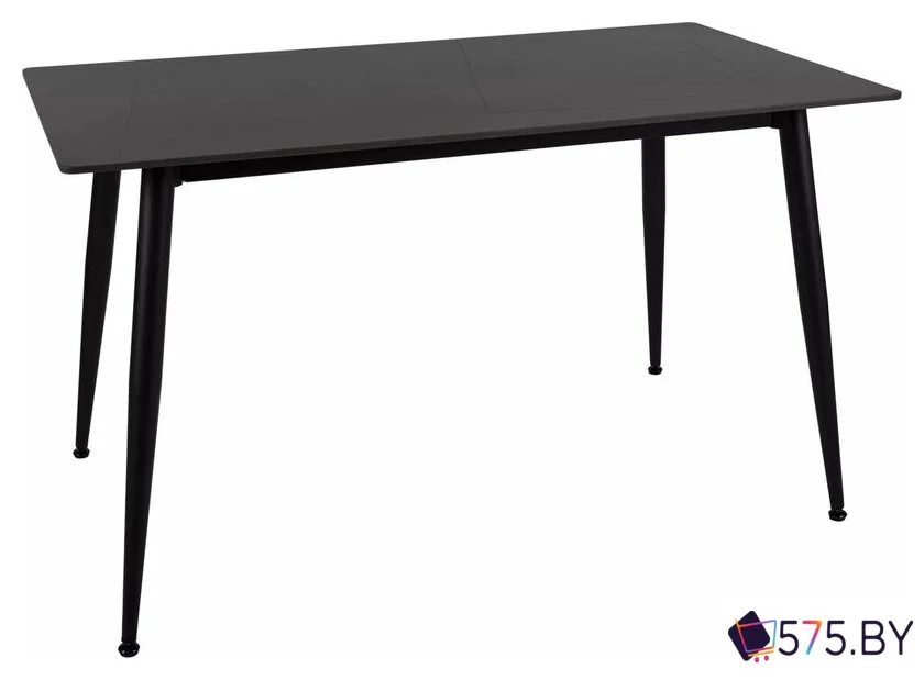 Кухонный стол Signal Rion 130/70/76 (черный/черный) в магазине 575.by