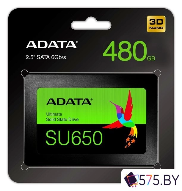SSD ADATA Ultimate SU650 480GB ASU650SS-480GT-R в магазине 575.by