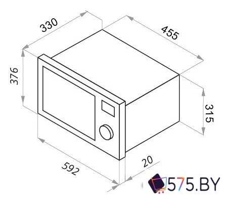 Микроволновая печь MAUNFELD JBMO.20.5S в магазине 575.by