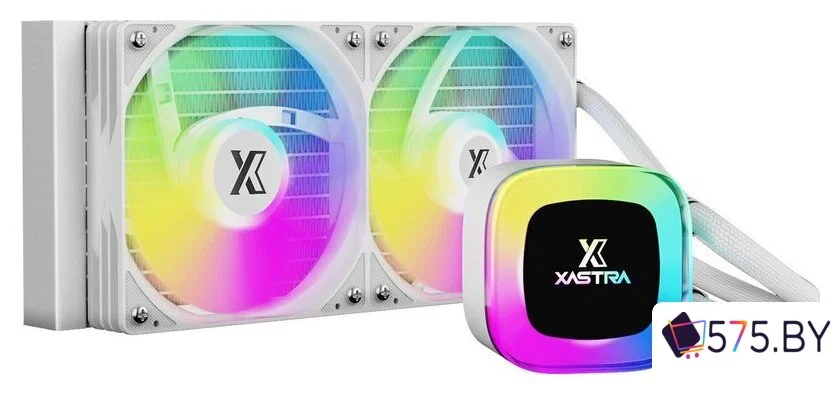 Система жидкостного охлаждения для процессора XASTRA LP240 ARGB WH в магазине 575.by