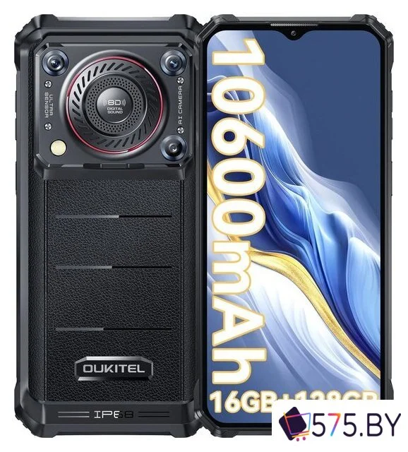 Телефон Oukitel WP36 (черный) в магазине 575.by