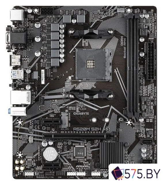 Материнская плата Gigabyte A520M S2H (rev. 1.0) в магазине 575.by