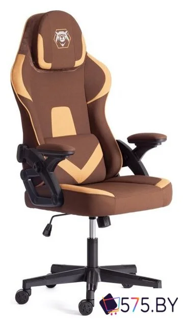 Игровое (геймерское) кресло TetChair iBear ткань (коричнево-бежевый) в магазине 575.by