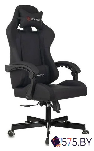 Игровое (геймерское) кресло Zombie Predator 390 (пластиковые ролики, черный) в магазине 575.by