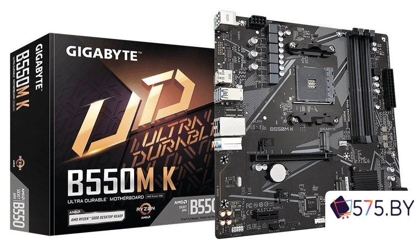 Материнская плата Gigabyte B550M K (rev. 1.0) в магазине 575.by