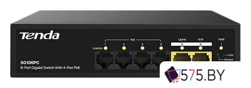 Неуправляемый коммутатор Tenda SG106PC в магазине 575.by