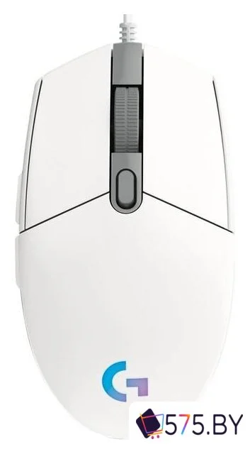 Игровая мышь Logitech G203 Lightsync (белый) в магазине 575.by