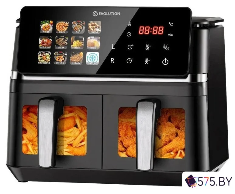Аэрогриль (аэрофритюрница) Evolution AIRO 10500ТW Dual в магазине 575.by