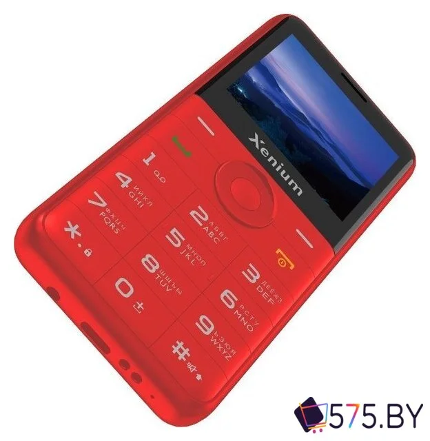 Кнопочный телефон Xenium X700 (красный)