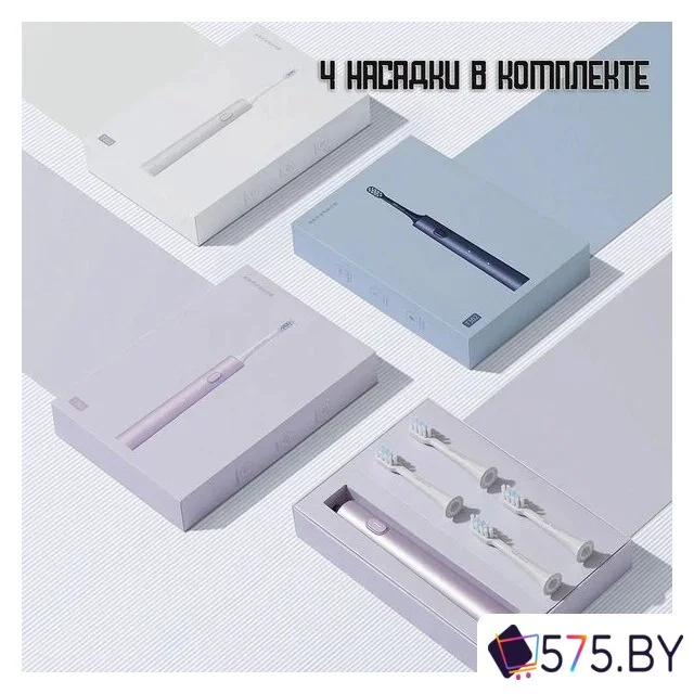 Электрическая зубная щетка Xiaomi Electric Toothbrush T302 MES608 (китайская версия, серебристый) в магазине 575.by