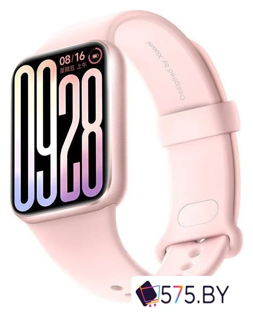 Фитнес-браслет Xiaomi Smart Band 9 Pro (розовый, с розовым силиконовым ремешком, международная версия) в магазине 575.by