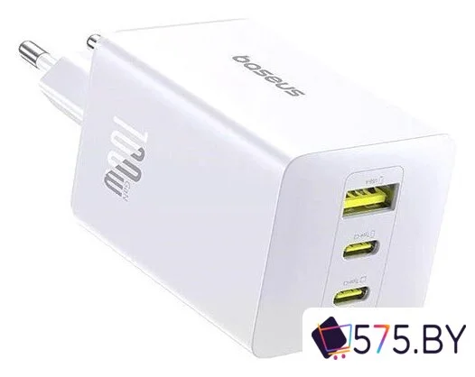 Сетевое зарядное Baseus EnerFill FE11 Fast Charger 2C+U 100W EU P10182102213-00 в магазине 575.by