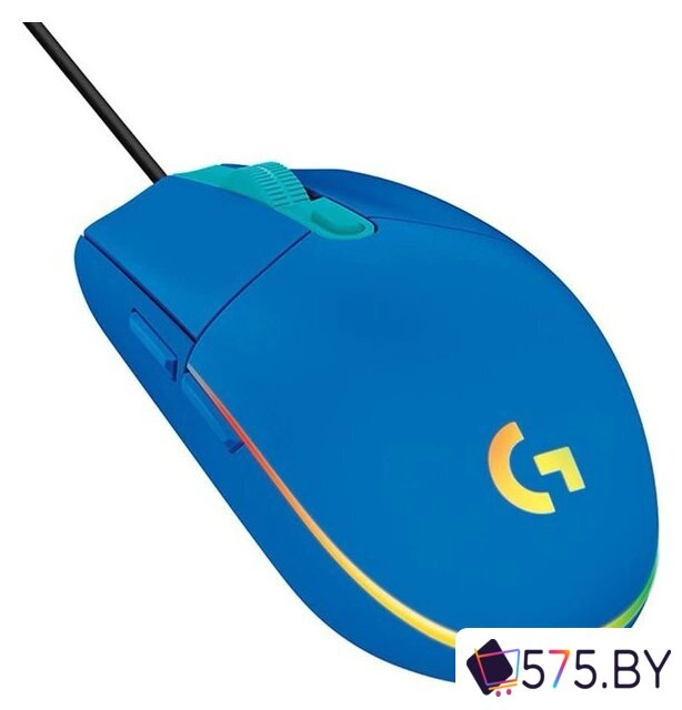 Игровая мышь Logitech G102 Lightsync (синий) в магазине 575.by
